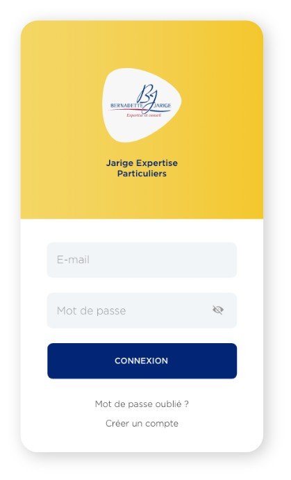 Mobile - Connexion - Jarige Particuliers